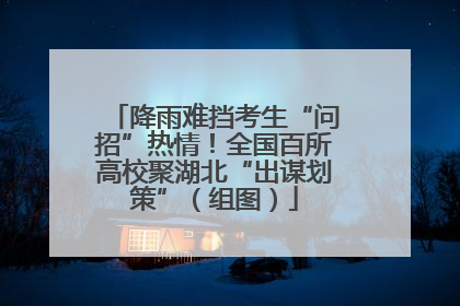 降雨难挡考生“问招”热情！全国百所高校聚湖北“出谋划策”（组图）