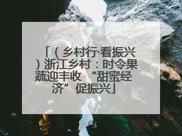 （乡村行·看振兴）浙江乡村：时令果蔬迎丰收 “甜蜜经济”促振兴