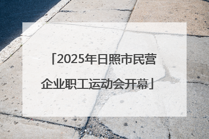 2025年日照市民营企业职工运动会开幕