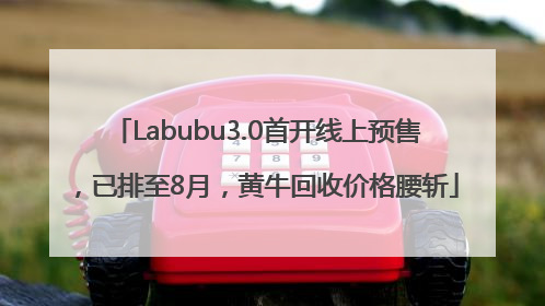 Labubu3.0首开线上预售，已排至8月，黄牛回收价格腰斩