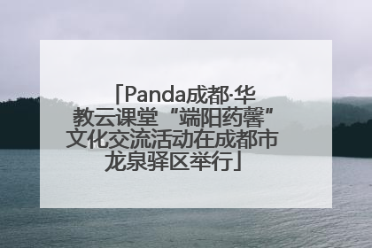 Panda成都·华教云课堂“端阳药馨”文化交流活动在成都市龙泉驿区举行